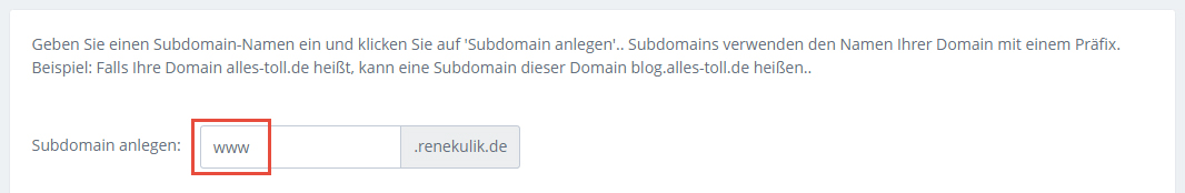 Save subdomain