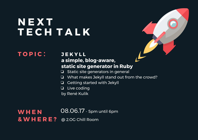 TechTalk poster